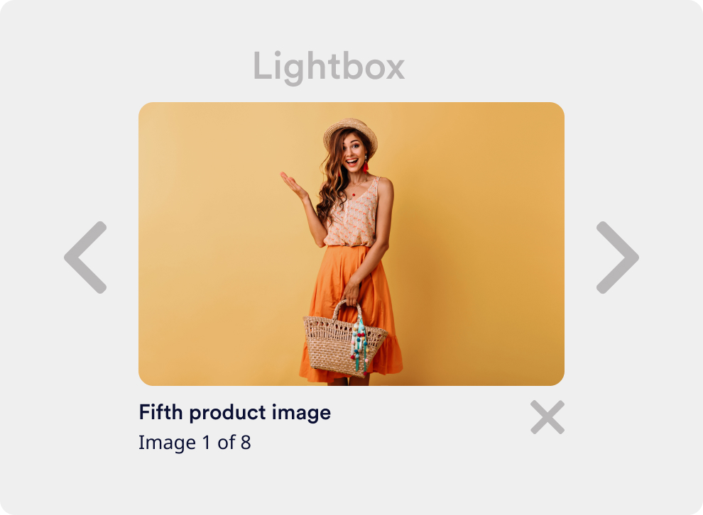 Implement Lightbox gallery (page) HeyCarson Shopify Experts